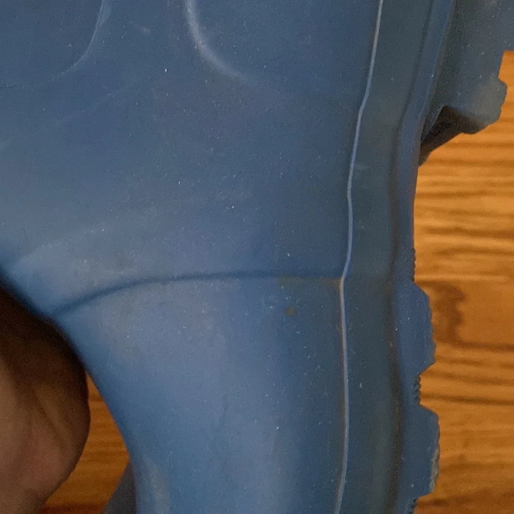 Blue hunter rain boots size 7 - Picture 8 of 9